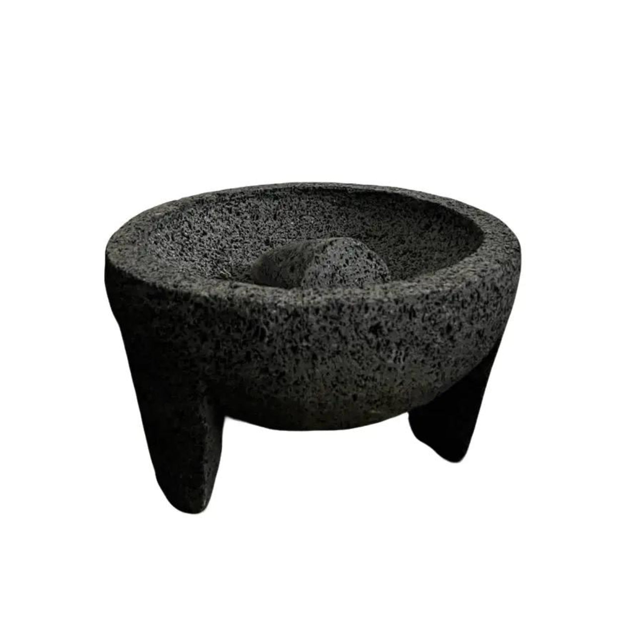 Molcajete Original 100% Lava Volcanic Stone Mortar and Pestle