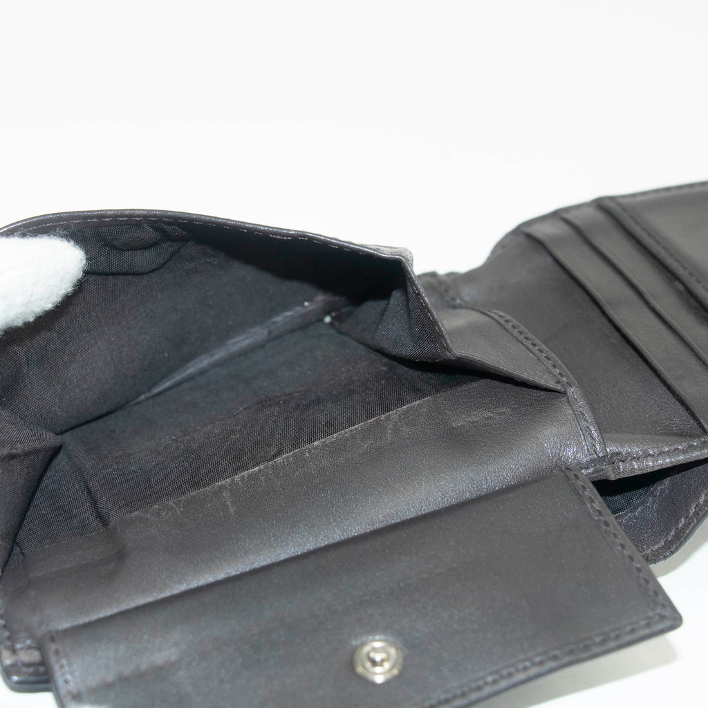 Gucci Sima GG Black Leather Mens Bifold Wallet #3582