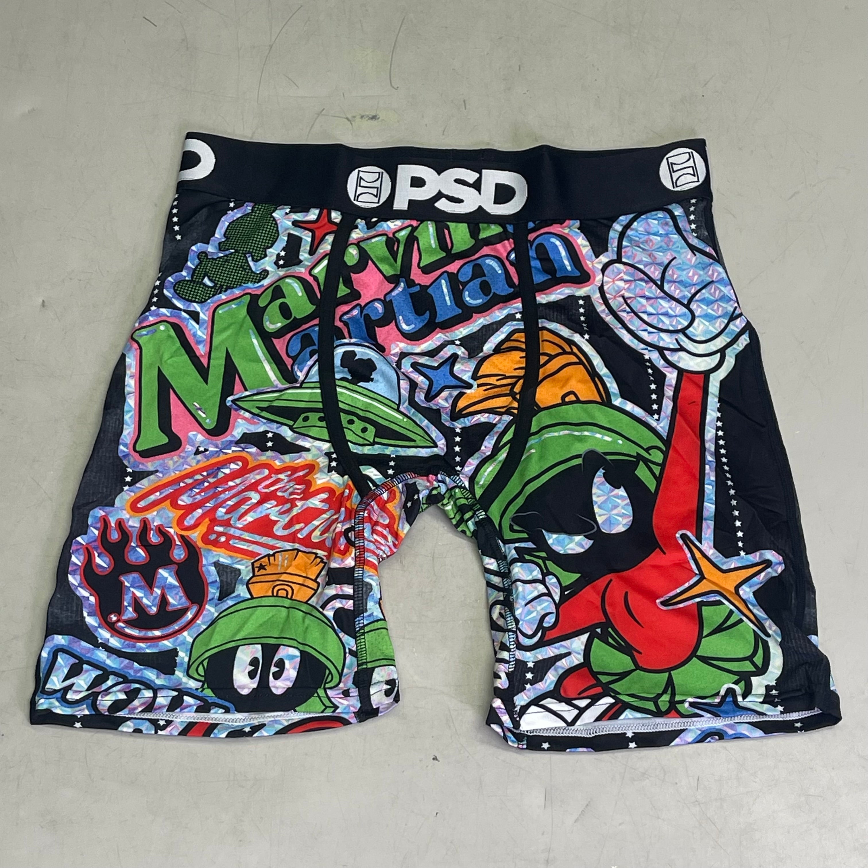PSD Looney Tunes Marvin The Martian Boxer Briefs XL HOLO MARTIN