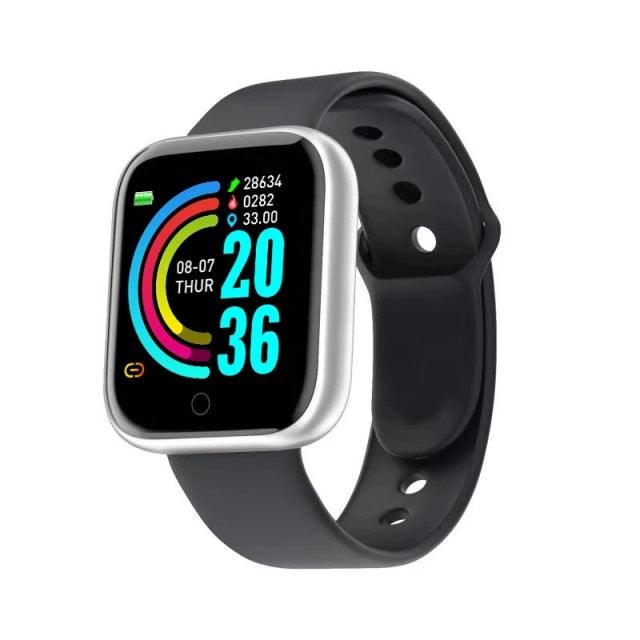 Fitness Wristwatch Color Screen Smart Sport Bracelet Activity Running Activity Fitness Tracker Smartwatch Heart Rate Monitor Waterproof Fitness Tracker Heart Rate For Children Men Women