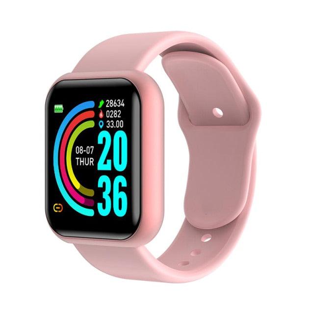 Fitness Wristwatch Color Screen Smart Sport Bracelet Activity Running Activity Fitness Tracker Smartwatch Heart Rate Monitor Waterproof Fitness Tracker Heart Rate For Children Men Women